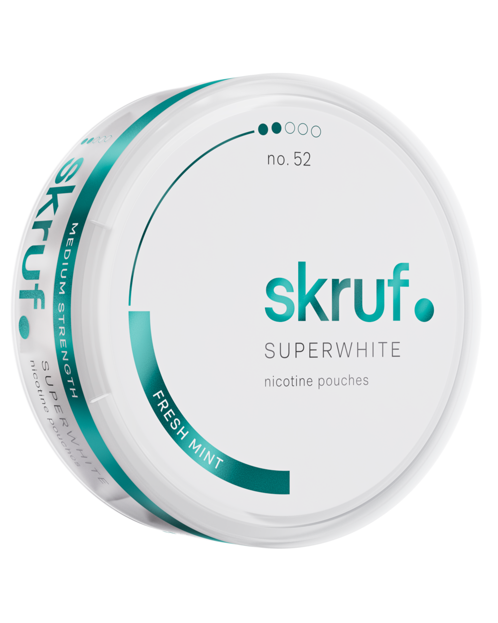 Skruf Superwhite no. 52 Fresh Mint Medium Strength