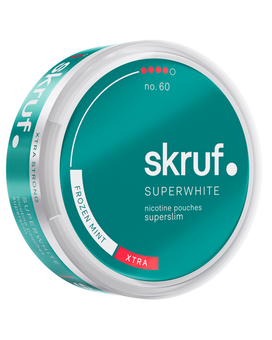 Skruf Superwhite no. 60 Frozen Mint Superslim Xtra Strong