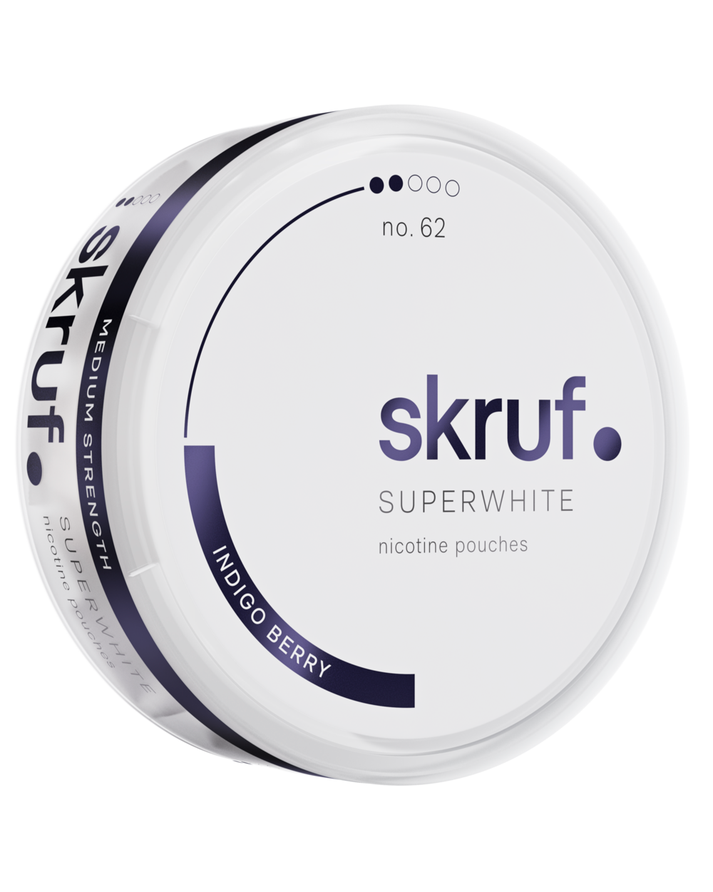 Skruf Superwhite no. 62 Indigo Berry Medium Strength