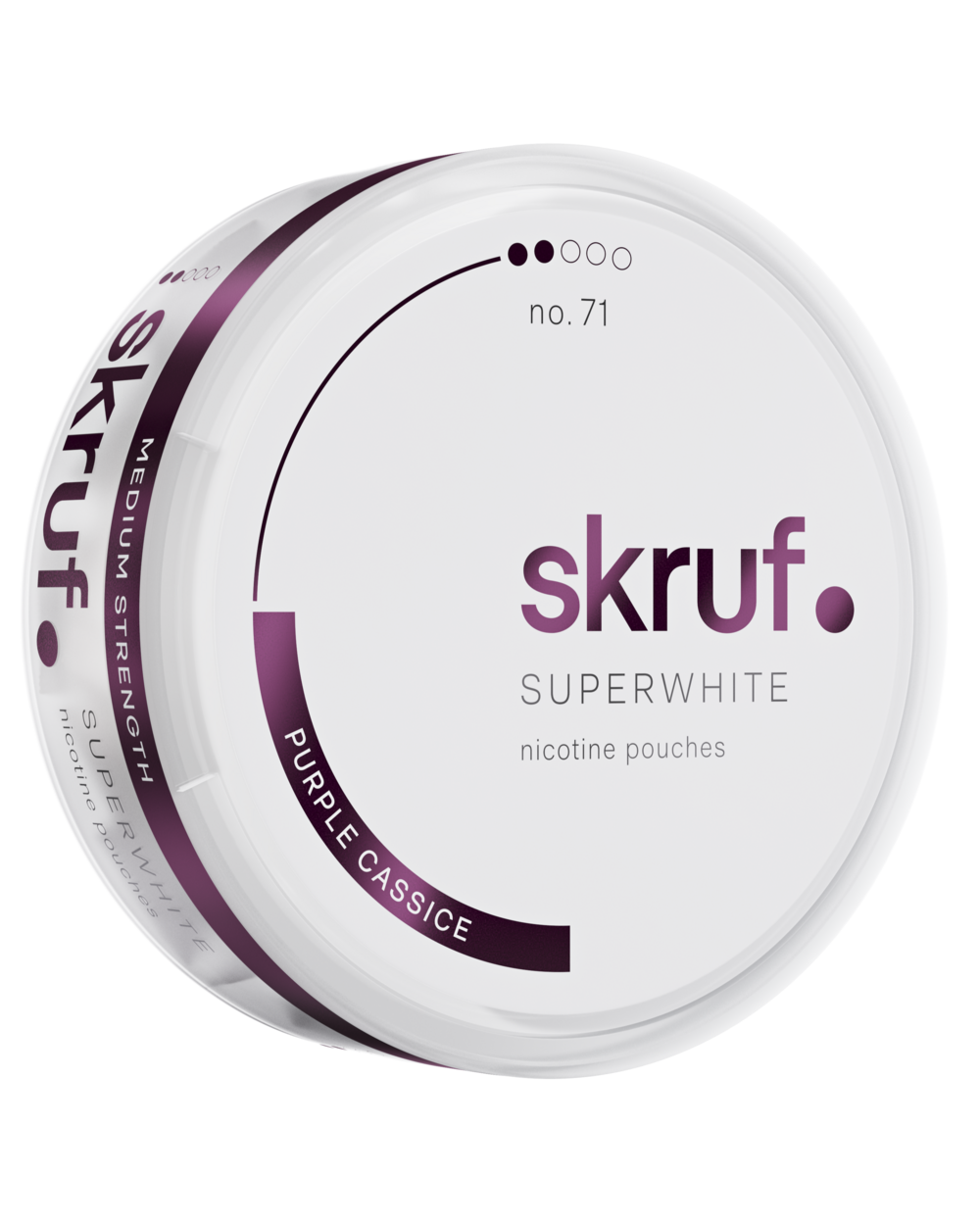 Skruf Superwhite no. 71 Purple Cassice Medium Strength