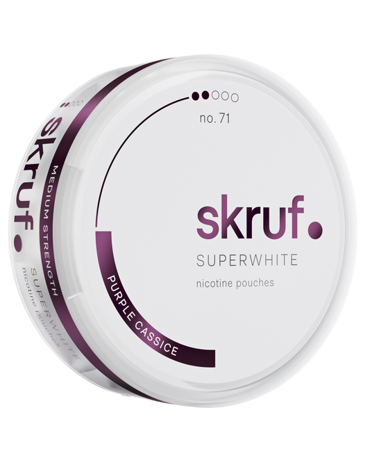 Skruf Superwhite no. 71 Purple Cassice Medium Strength